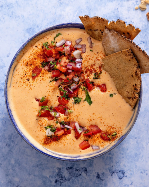 Mexican Queso Dip with Crispbread