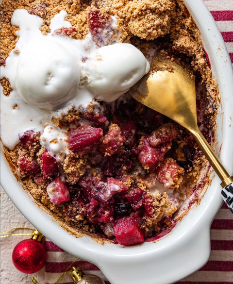 Gluten Free Apple & Mixed Berry Crumble