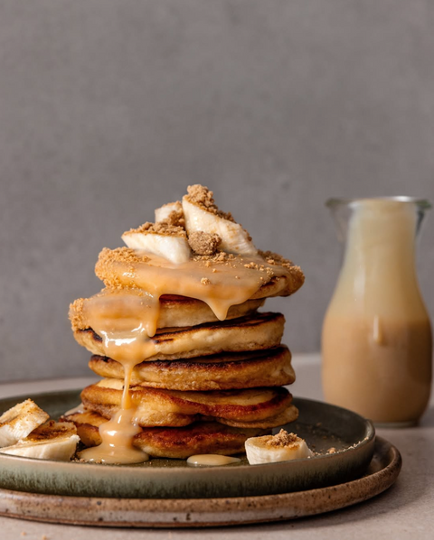 Gluten Free Banoffee Pancakes