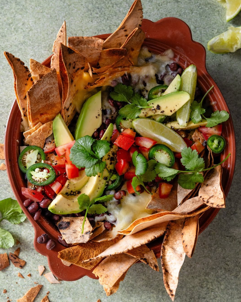 Lazy Lunch Bean Nachos